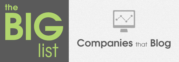 Companies That Blog Companies That Blog